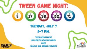 Tween Game Night: Bi